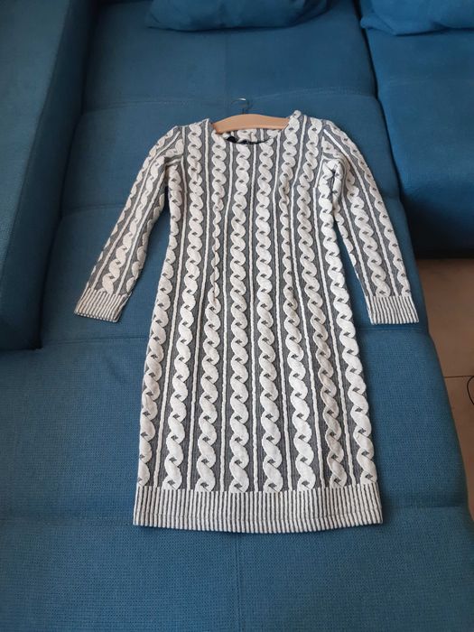 Плетена дълга рокля