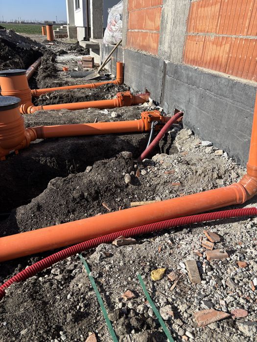 Racord apa canal•Canalizare curti•Extindere canal•Drenaj apa pluviala