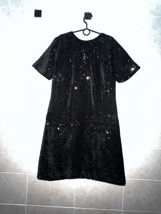 Продам вечерние черные платья размер s.