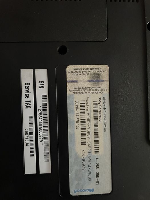 De vanzare Sony Vaio