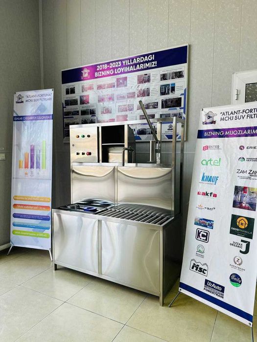 Rozliv, suv quyish 20 litrli mini liniya, полуавтомат розлив