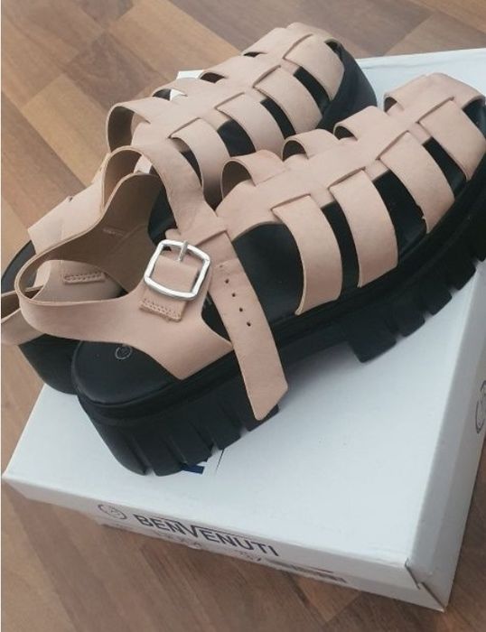 Sandale femei Benvenuti nude din piele 903DS192NU