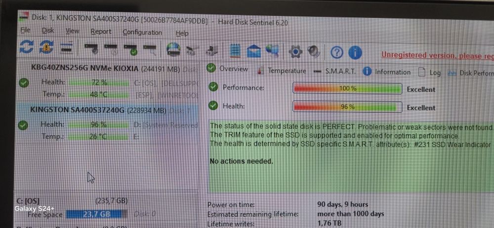 Ssd kingston x2  240 gb Adata x 1 120