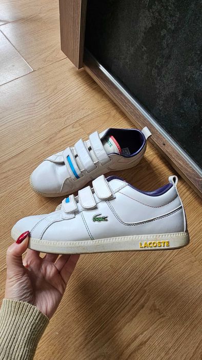 Lacoste бели кожени обувки размер 39