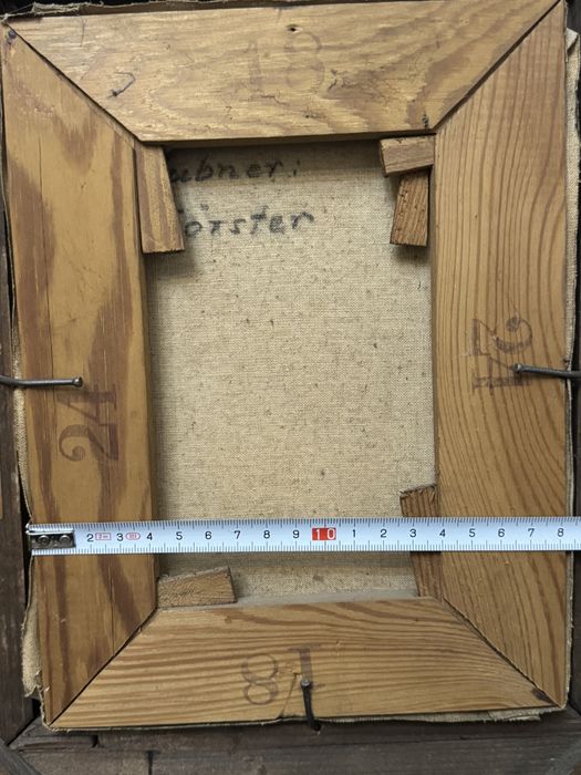 Tablou, pictura in ulei oe panza, semnat H. Stubner. Vechi