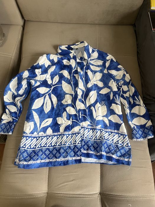 Рубашка лён Zara