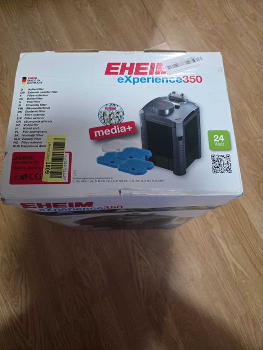 Eheim Experience 350 - външен филтър с пълнеж субстрат и гъби