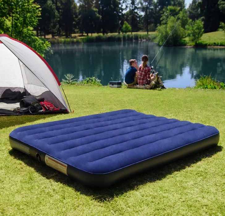 Надувной Матрас Оригинал Intex. Насос