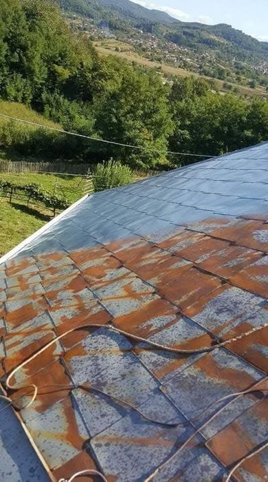 Vopsim orice tip de tablă pe acoperisuri la case/vile/biserici, structuri metalice si alte suprafete