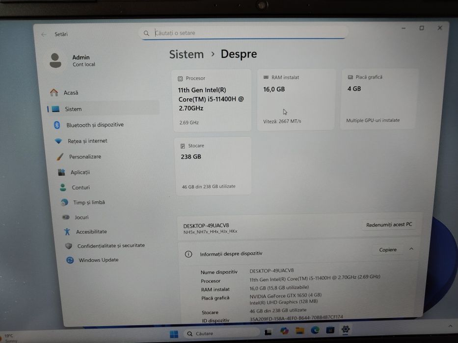 Laptop Gaming  Dream Machines – i5 Gen 11/GTX 1650/ 144Hz/16GB RAM/ SSD 256/
