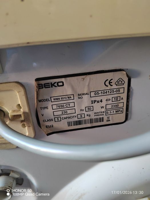 Пералня Beko 6510MA