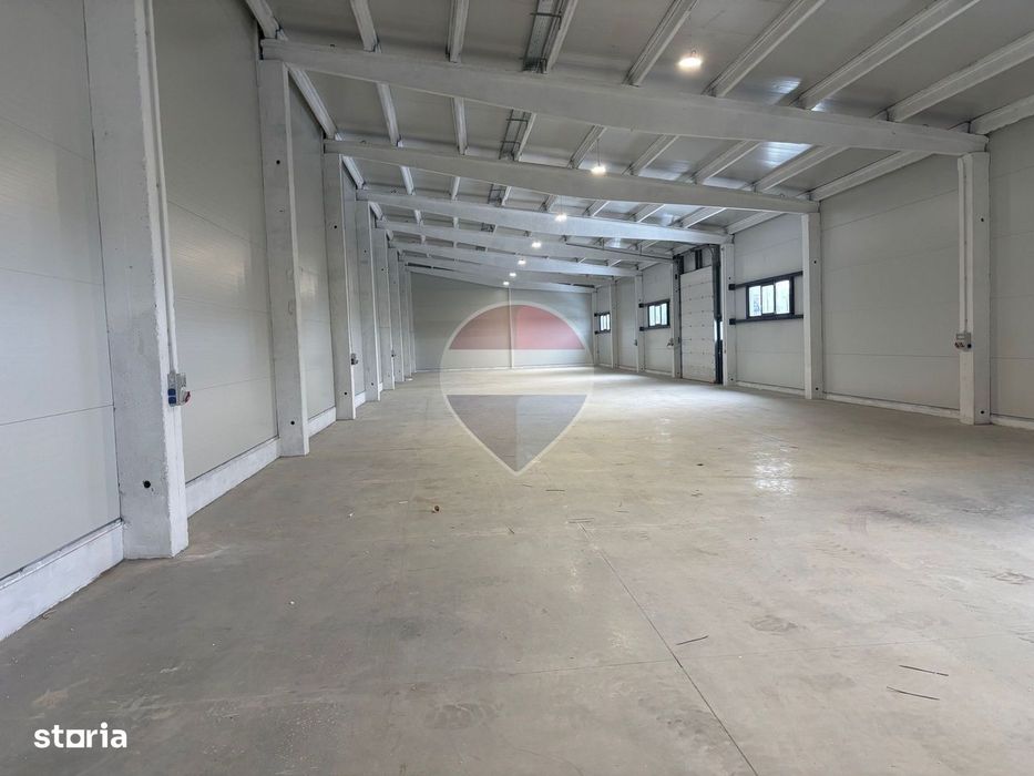 Hală industrială nouă 432 mp, curte proprie 360 mp, acces TIR