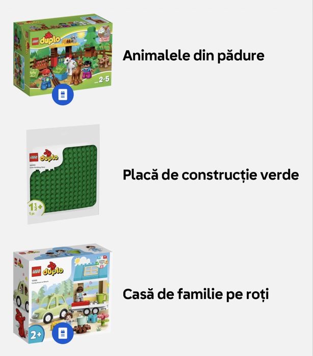 Lego duplo 10 seturi
