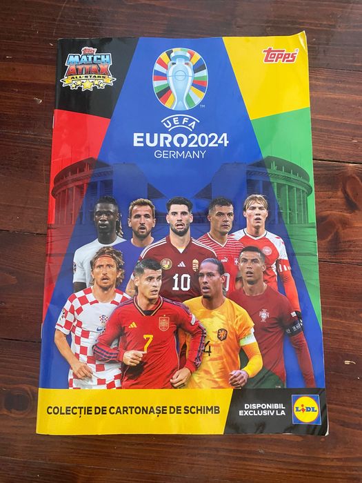 Album euro 2024 fără 10 cartonașe