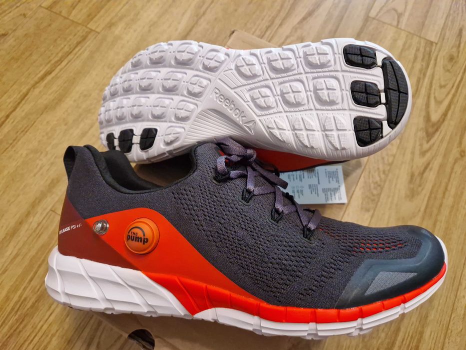 Adidasi originali Reebok Z Pump knit, masuri 42-43, noi, in cutie.