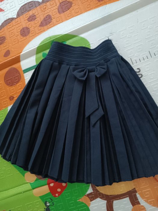 Юбка школьная, белое платье