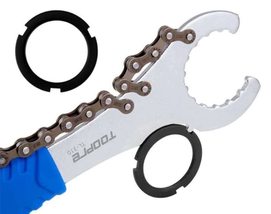 Cheie monobloc/pinion/set ax + cap hollowtech ll - 4in1