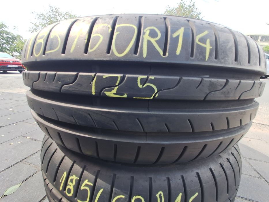 2 anvelope vara 185/60r14 Dunlop Montaj Gratuit