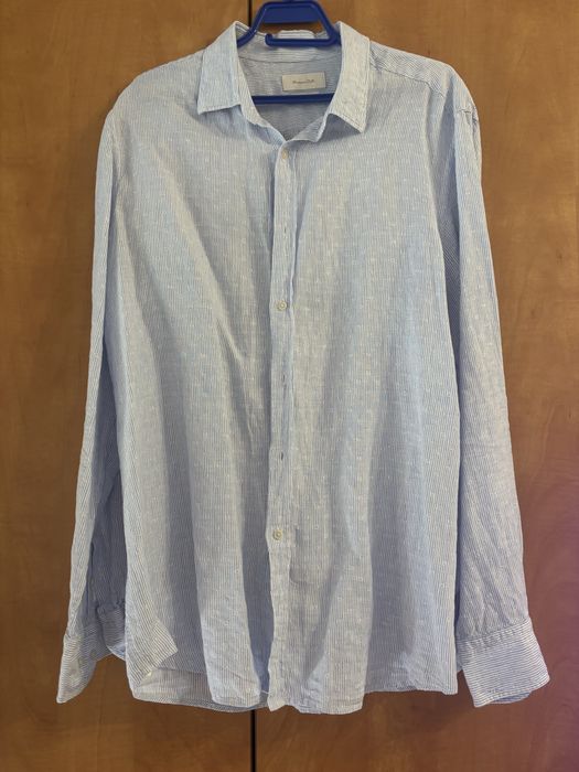 Мъжка ленена риза Massimo Dutti размер XXL