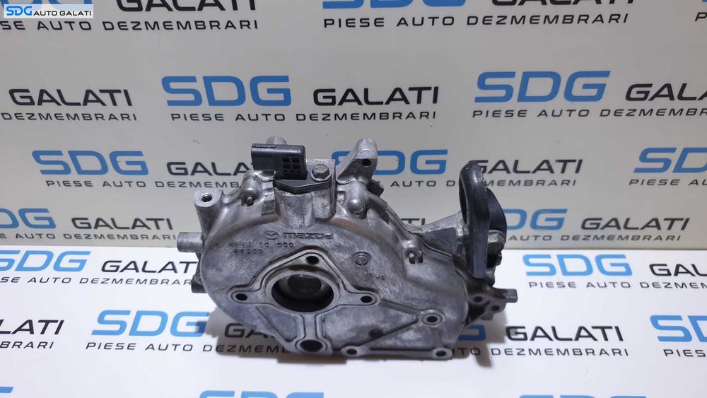 Capac Suport Pompa Vacuum cu Pinion Ax Came Distributie Motor Mazda 6 2.0 D 2002 - 2008 Cod RF7J10600 RF7J S5209 [V0725]