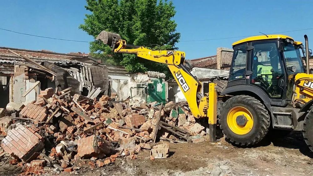 Снос демонтаж бетона домов