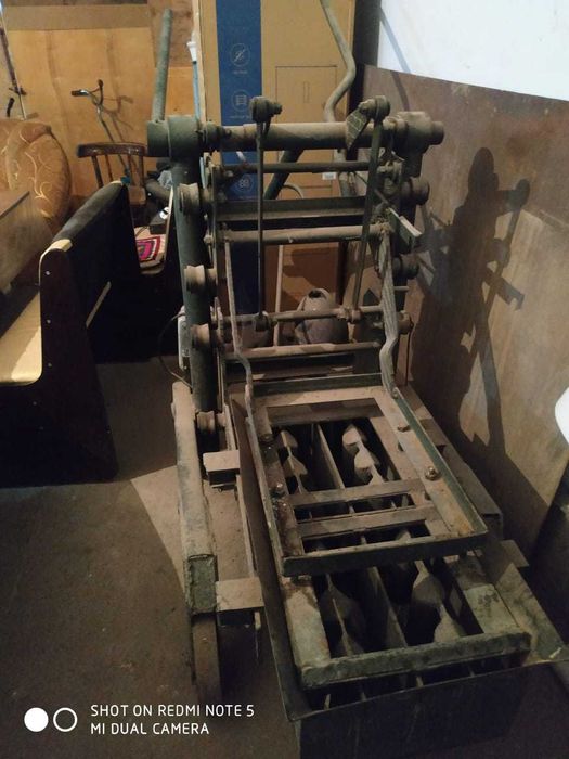 Шлакоблочный станок