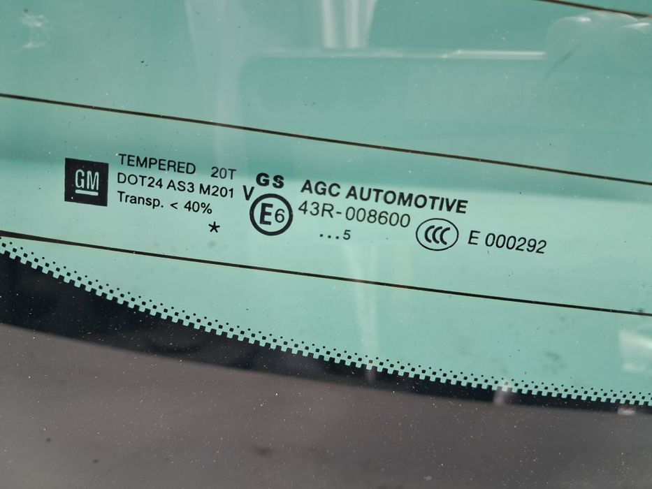 Задна врата стъкло Opel Zafira C