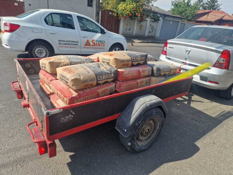 REMORCA 750KG O Axa Categoria B Inmatriculata RO cu fiscal