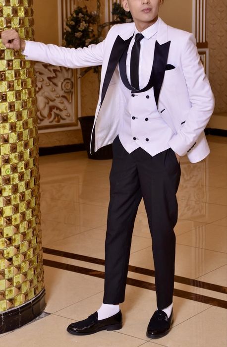 Мужской костюм и жилет ручной работы из Афганистана