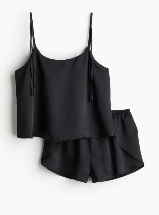 Pijama cu top si pantaloni scurti H&M