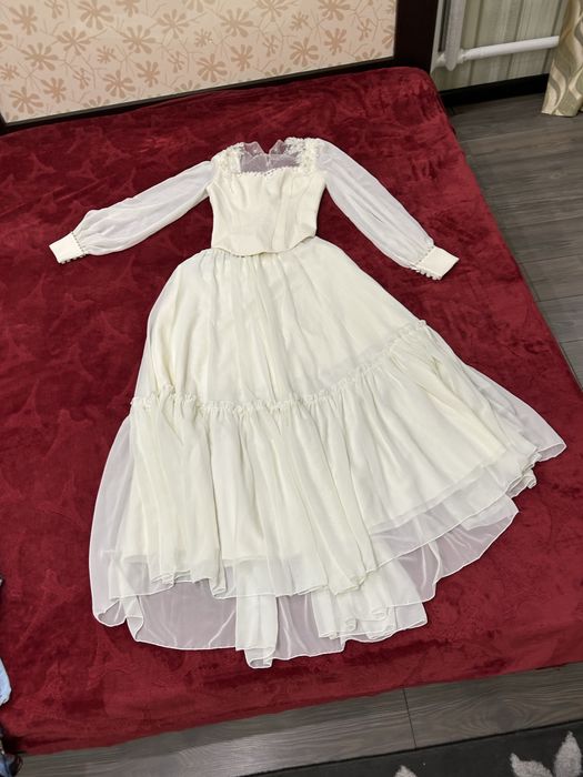 Платье-двойка, одевала 1 раз