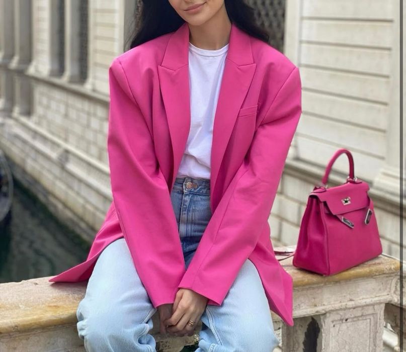 Zara блейзер мъжка кройка XS НОВО