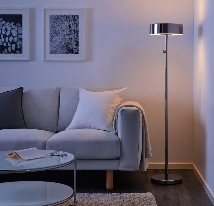 Set IKEA STOCKHOLM format din lampadar și lampă de masă,