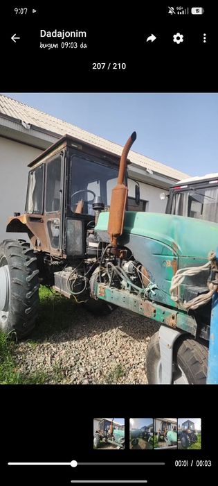 Traktor sotiladi narxi 100 million Belarus  manzil Jizzax paxtakor ...
