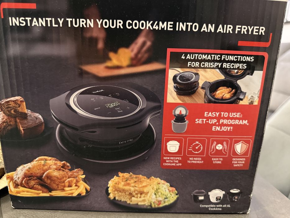 Capac oala Tefal Accesoriu multicooker pentru prăjit Tefal Cook4Me+ Extra Crisp Lid
