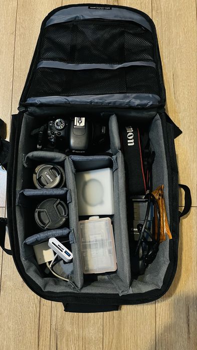 Canon EOS 600D + 2 объектива + полный комплект