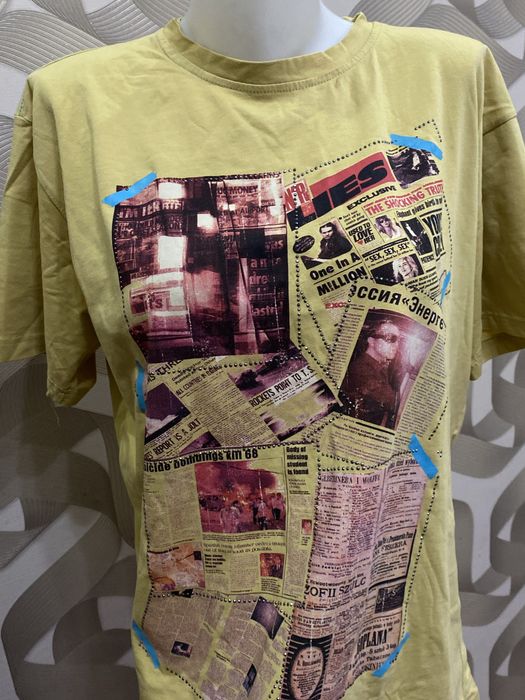 Футболка горчичная