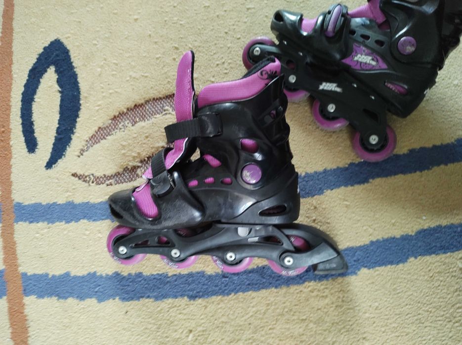 Запазени, регулируеми, ролкови кънки NOFAIR! 33-37 номер!
