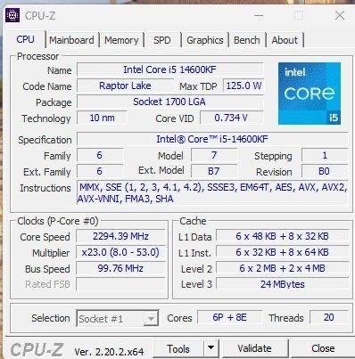 Intel Core i5-14600KF