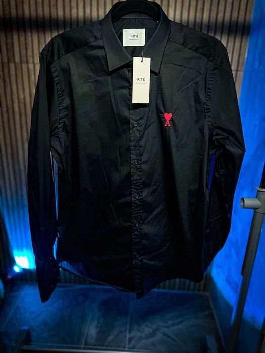 Camasa barbati AMI Alb&Negru