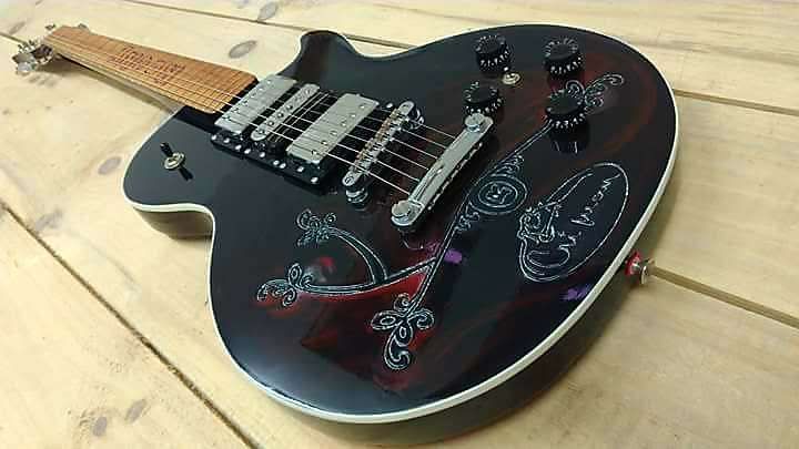 Chitara electrica Rocky/The Black Beauty-Criman Lepa/hand crafted!Nou!