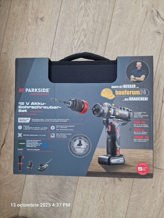 Parkside bormașina performance