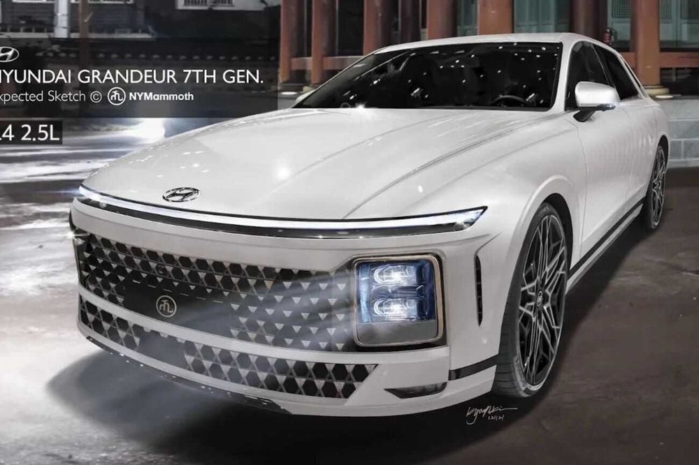 Фара, бампер Оригинал на Хендай Грандер 2022- / Hyundai Grandeur 2022-