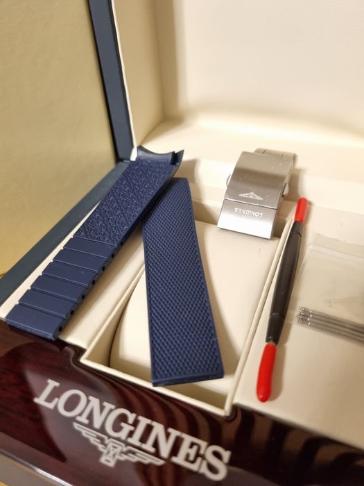 Curea pentru ceas Longines din silicon + catarama