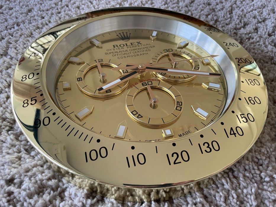 Ceas ROLEX de perete metalic 34 cm
