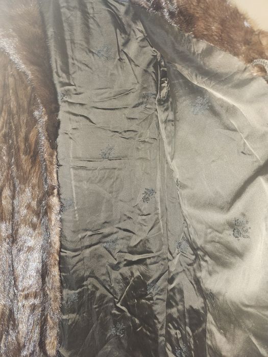 Палта естествен косъм визон