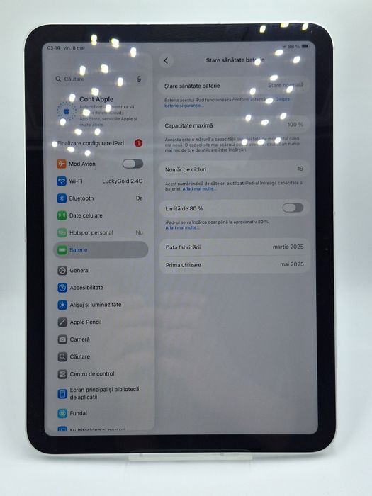 Ipad 11 A16 128Gb 100% baterie 19 cicluri Factura/Garantie #56128