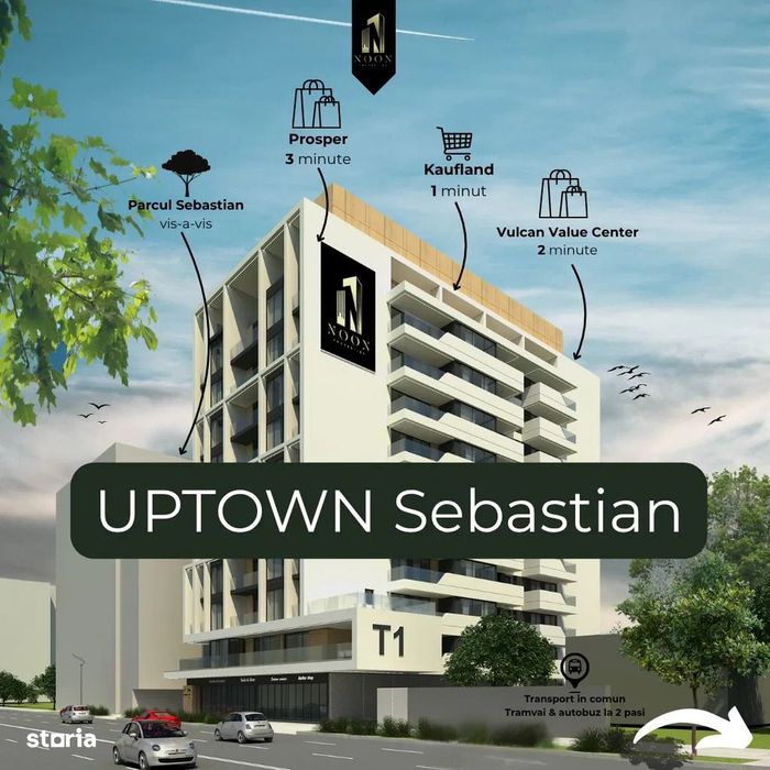 Apartamente 2 camere | Uptown Sebastian