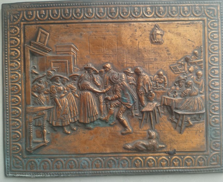 Чеканка медная редкая