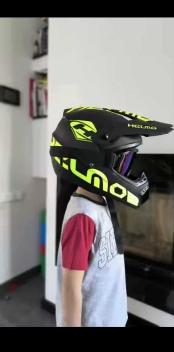 Casca Cross pentru Motociclete, MX/Enduro, Atv   + ochelari